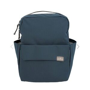 Red Rovr Navy Blue Canvas Backpack Multi Pocket Daily Commuter Bag